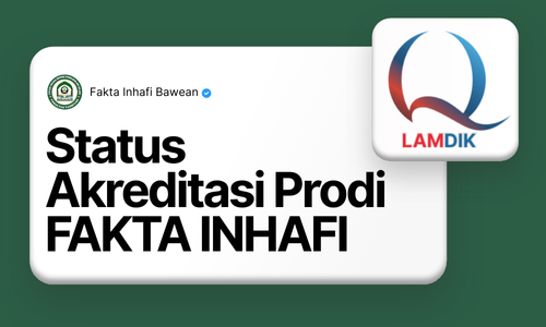 Status Akreditasi Prodi pada Fakultas Tarbiyah INHAFI Bawean