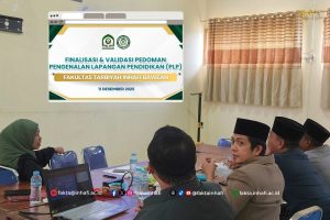 Finalisasi & Validasi Buku Pedoman PLP Fakultas Tarbiyah INHAFI Bawean Tahun Akademik 2025/2026