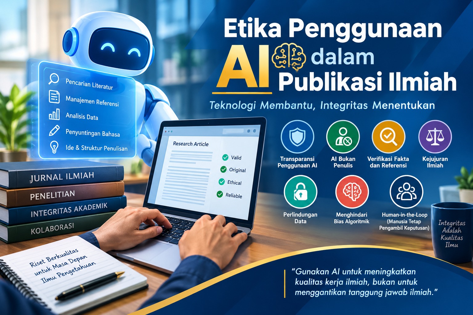 Etika Penggunaan Artificial Intelligence (AI) dalam Publikasi Ilmiah